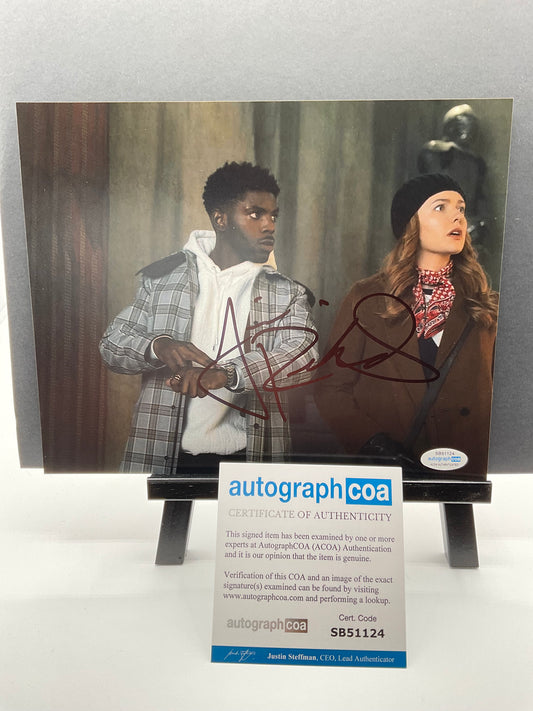 Tian Richards Nancy Drew signed 8x10 ACOA