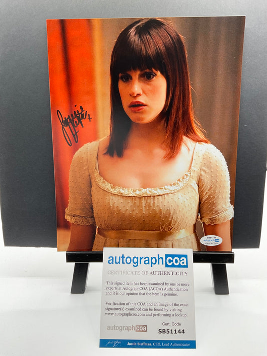 Jemima Rooper Lost in Austen signed 8x10 ACOA