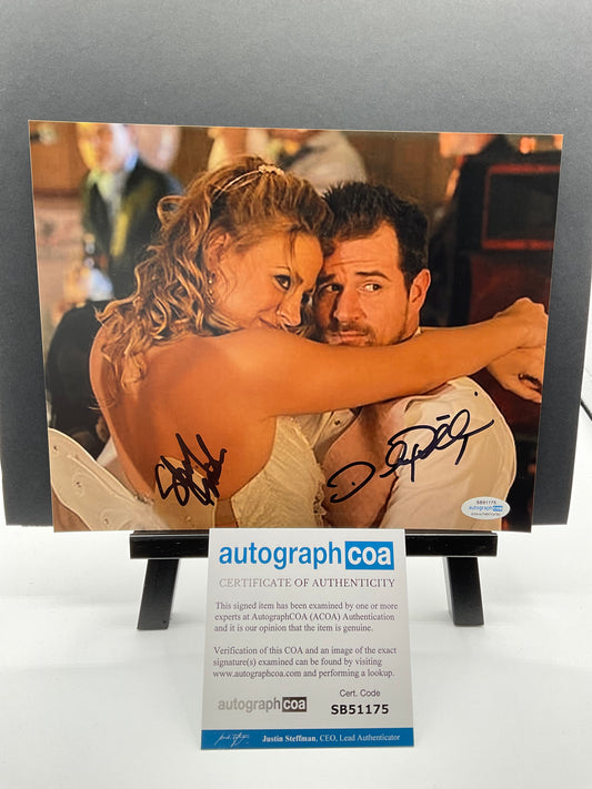 Derek Phillips and Stacey Oristano Friday Night Lights dual signed 8x10 ACOA