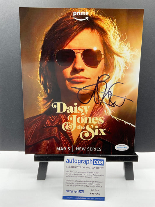 Josh Whitehouse Daisy Jones & The Six signed 8x10 ACOA