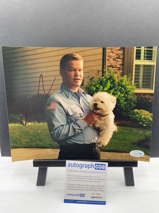 Jesse Plemons Game Night signed 8x10 ACOA