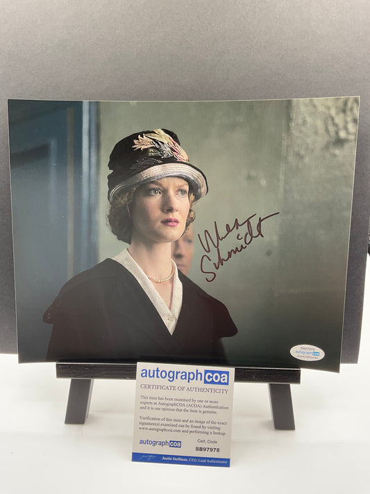 Wrenn Schmidt Boardwalk Empire signed 8x10 ACOA