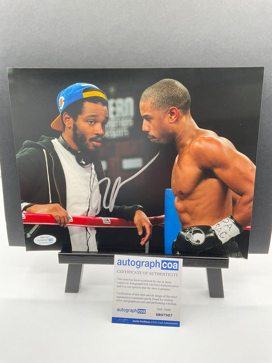 Ryan Coogler Creed signed 8x10 ACOA