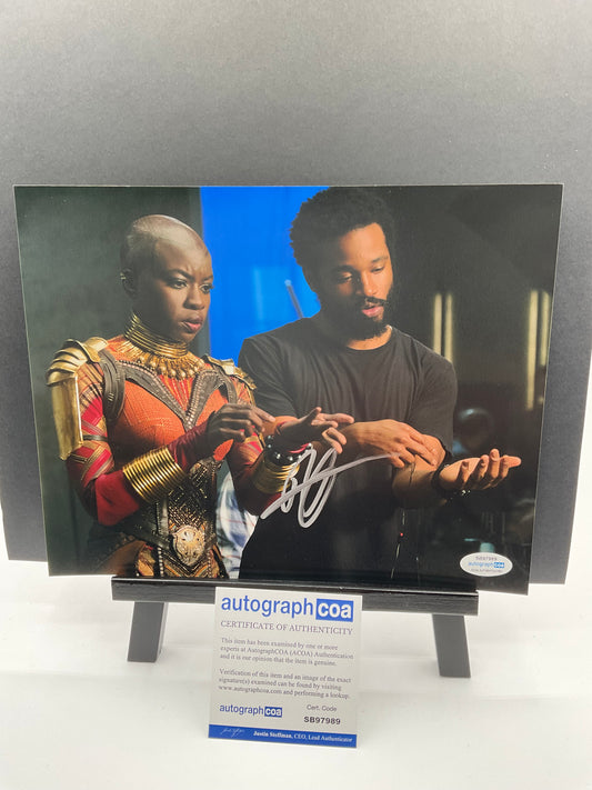 Ryan Coogler Black Panther Marvel signed 8x10 ACOA