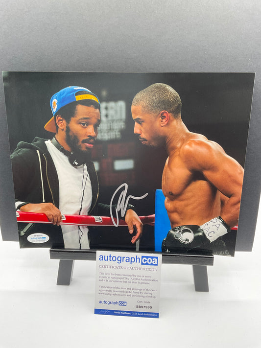 Ryan Coogler Creed signed 8x10 ACOA