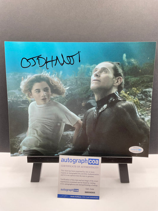 Otis Dhanji Aquaman signed 8x10 ACOA DC