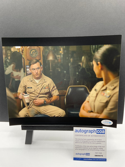 Lewis Pullman Top Gun Maverick signed 8x10 ACOA