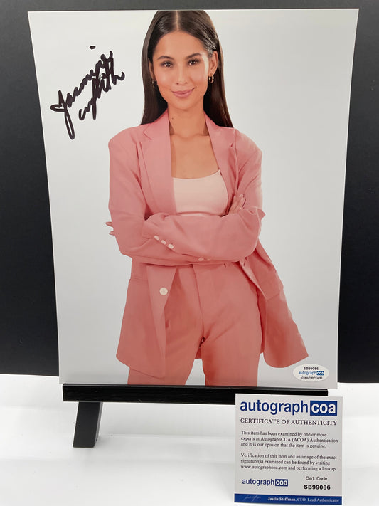 Jasmine Curtis-Smith Sexy signed 8x10 ACOA