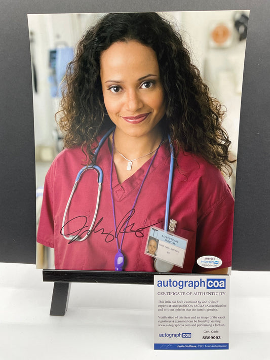 Judy Reyes Scrubs signed 8x10 ACOA