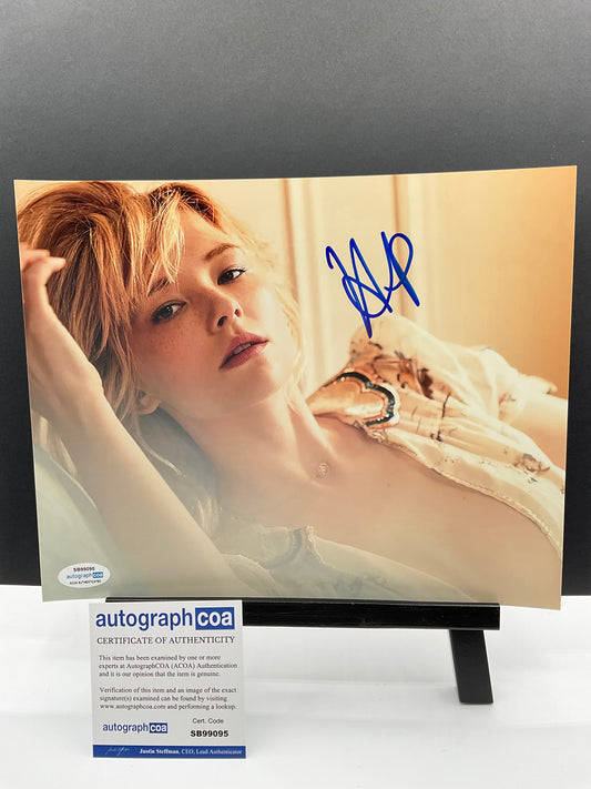 Haley Bennett Sexy signed 8x10 ACOA