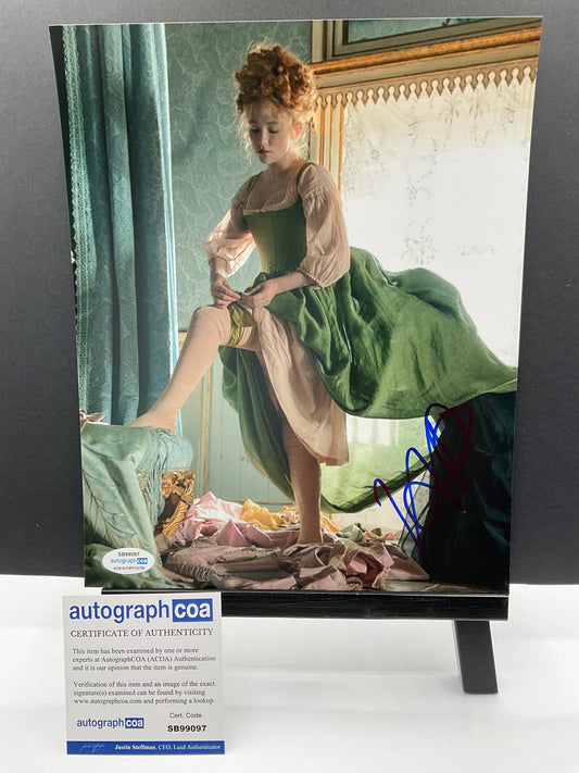 Haley Bennett Cyrano Sexy signed 8x10 ACOA