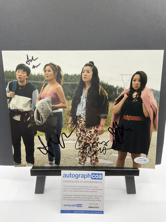 Joy Ride Ashley Sabrina Sherry Stephanie Cast signed 8x10 ACOA