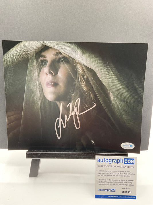 Lily Rabe American Horror Story signed 8x10 ACOA