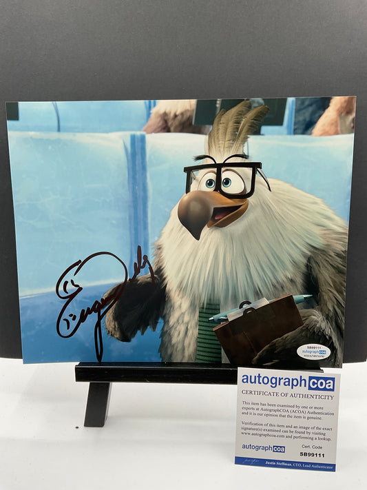 Eugenio Derbez Angry Birds 2 signed 8x10 ACOA Animated