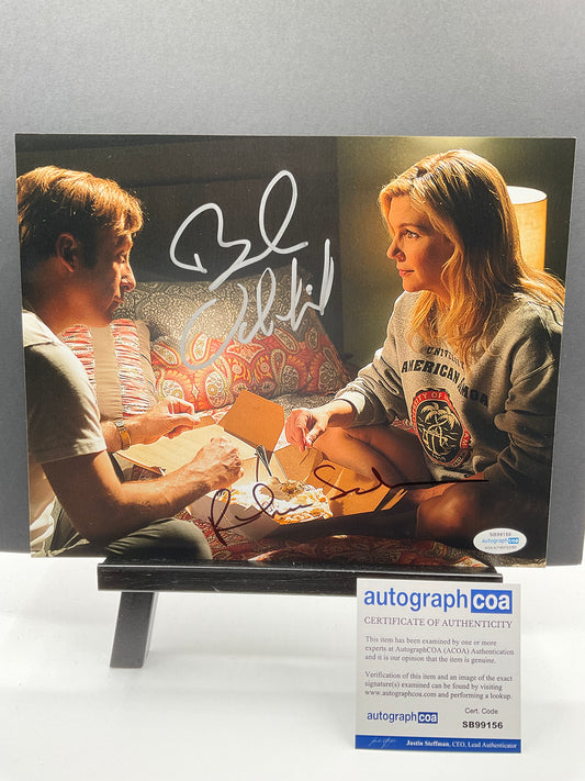 Bob Odenkirk and Rhea Seehorn Better Call Saul dual signed 8x10 ACOA