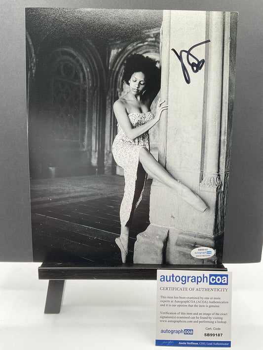 Djouliet Amara Sexy ballet photo shoot signed 8x10 ACOA