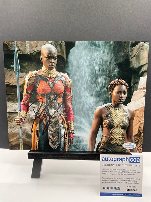 Danai Gurira Black Panther signed 8x10 ACOA