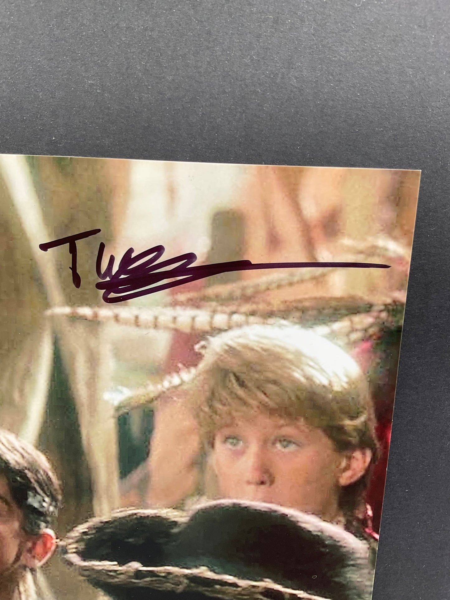 Raushan Hammond and Thomas Tulak Hook dual signed 8x10 ACOA Lost Boys