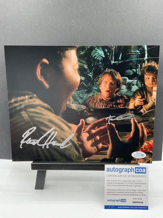 Raushan Hammond and Thomas Tulak Hook dual signed 8x10 ACOA Lost Boys