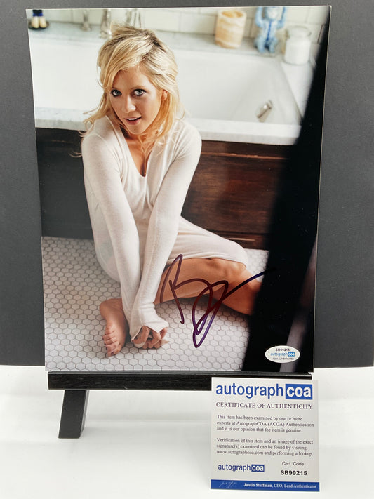 Brittany Snow Photo Shoot signed 8x10 ACOA