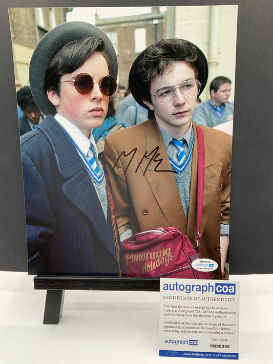 Mark McKenna Sing Street signed 8x10 ACOA