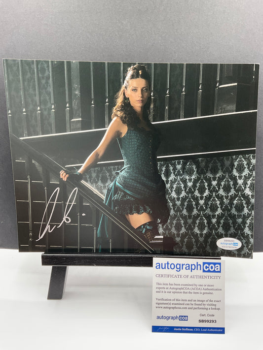 Angela Sarafyan Westworld signed 8x10 ACOA