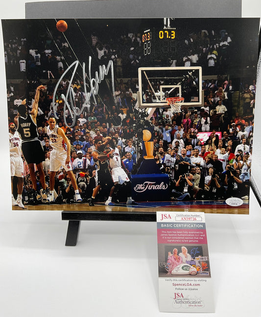 Robert Horry San Antonio Spurs signed 11x14 JSA