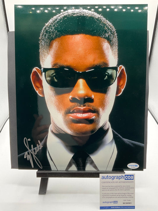 Will Smith Men in Black signed 11x14 ACOA