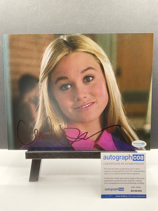 Christine Taylor Brady Bunch signed 8x10 ACOA