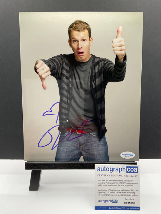 Daniel Tosh Tosh.0 Comedian signed 8x10 ACOA