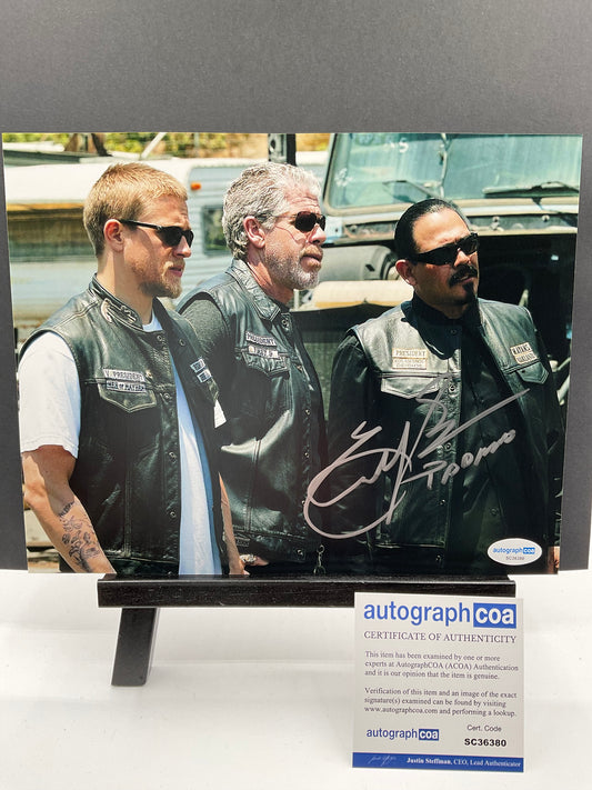 Emilio Rivera Sons of Anarchy signed photo 8x10 ACOA