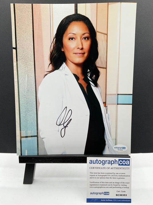 Christina Chang The Good Doctor signed photo 8x10 ACOA