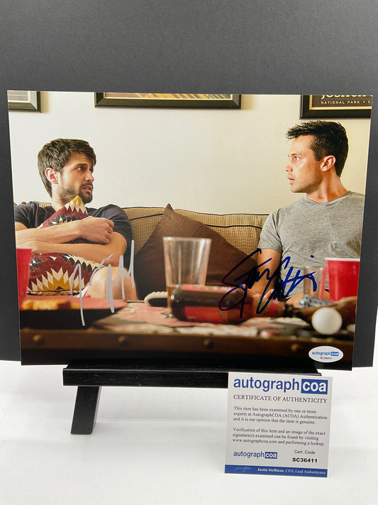 James Lafferty and Stephen Colletti Everyone is Doing Great dual signed photo 8x10 ACOA