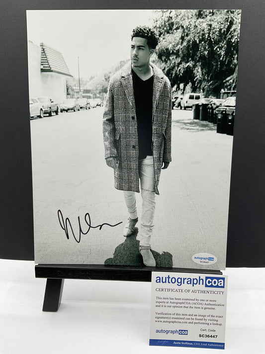 Marcus Scribner Grown-ish signed photo 8x10 ACOA