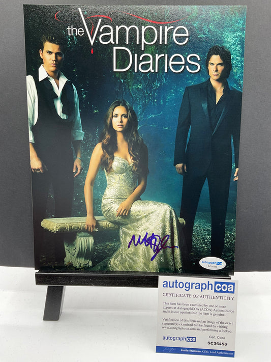 Melinda Hsu Taylor The Vampire Diaries signed photo 8x10 ACOA