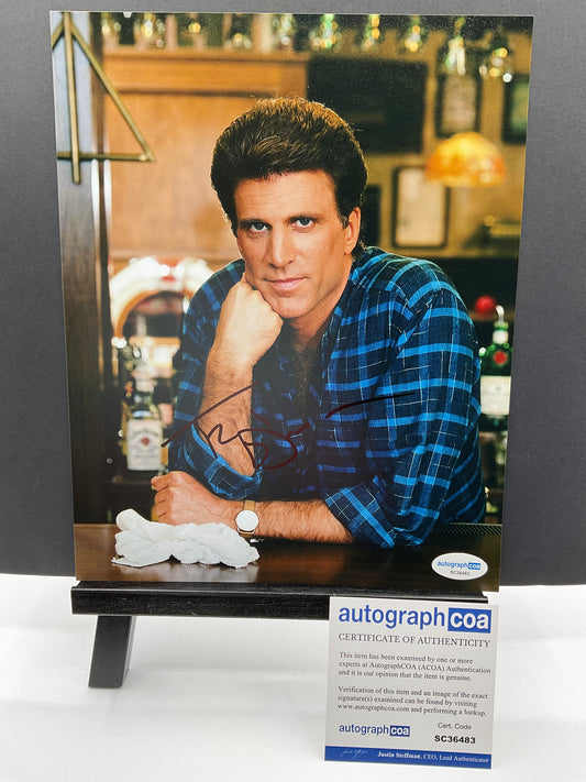 Ted Danson Cheers Sam Malone signed photo 8x10 ACOA