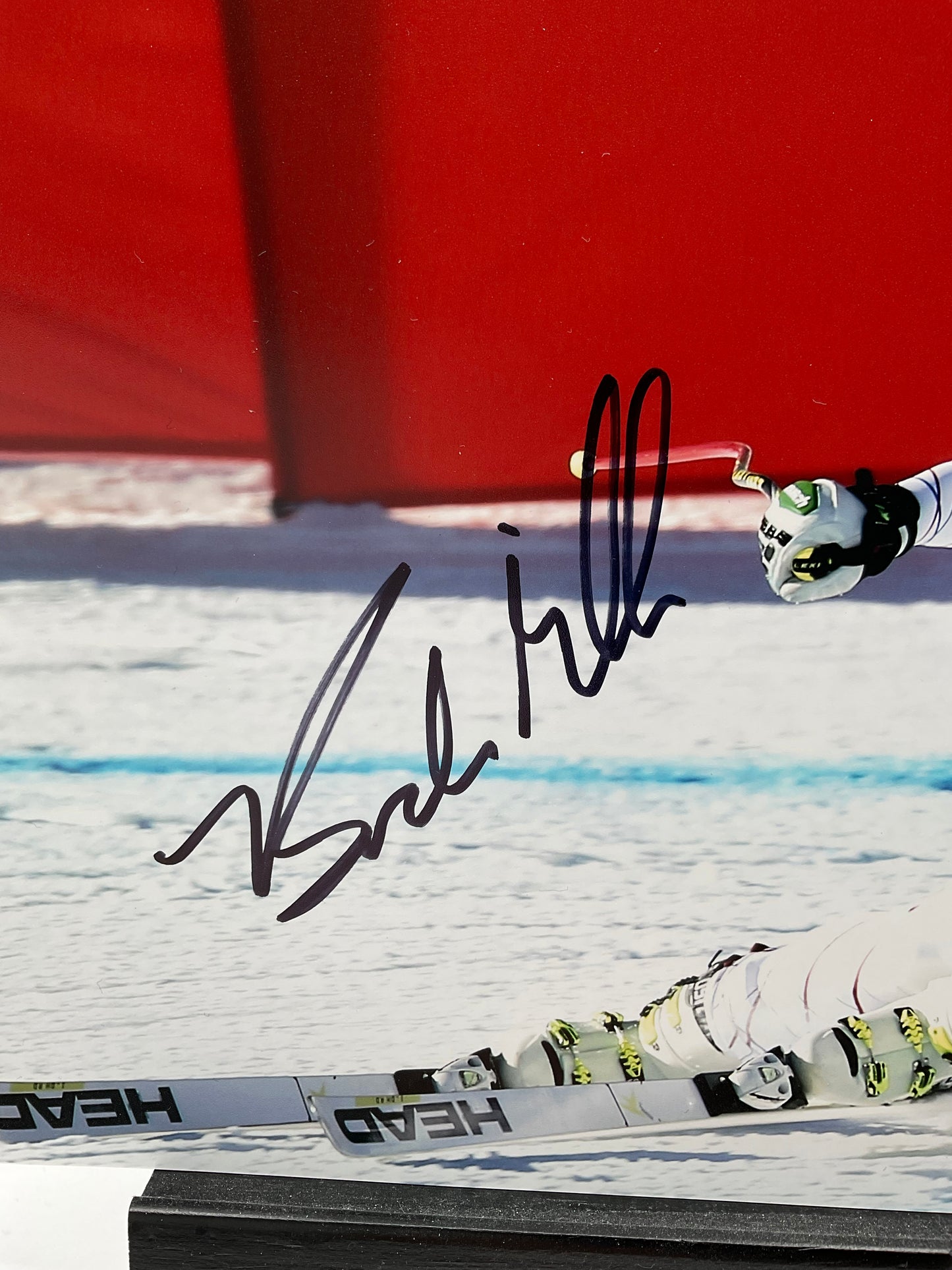 Bode Miller signed Skiing photo 8x10 JSA Winter Olympics