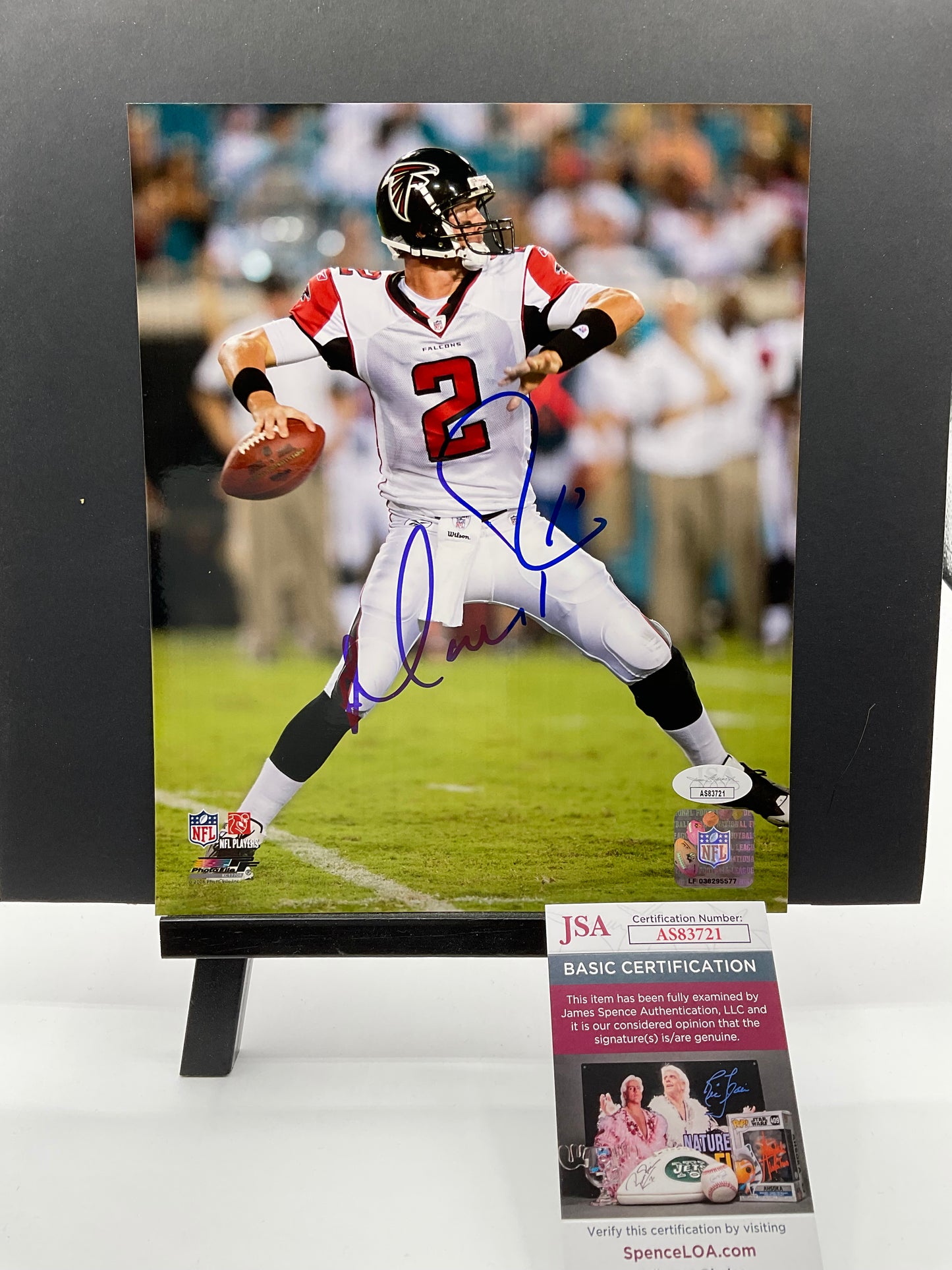 Matt Ryan signed photo Atlanta Falcons 8x10 JSA HOLTY Matty Ice