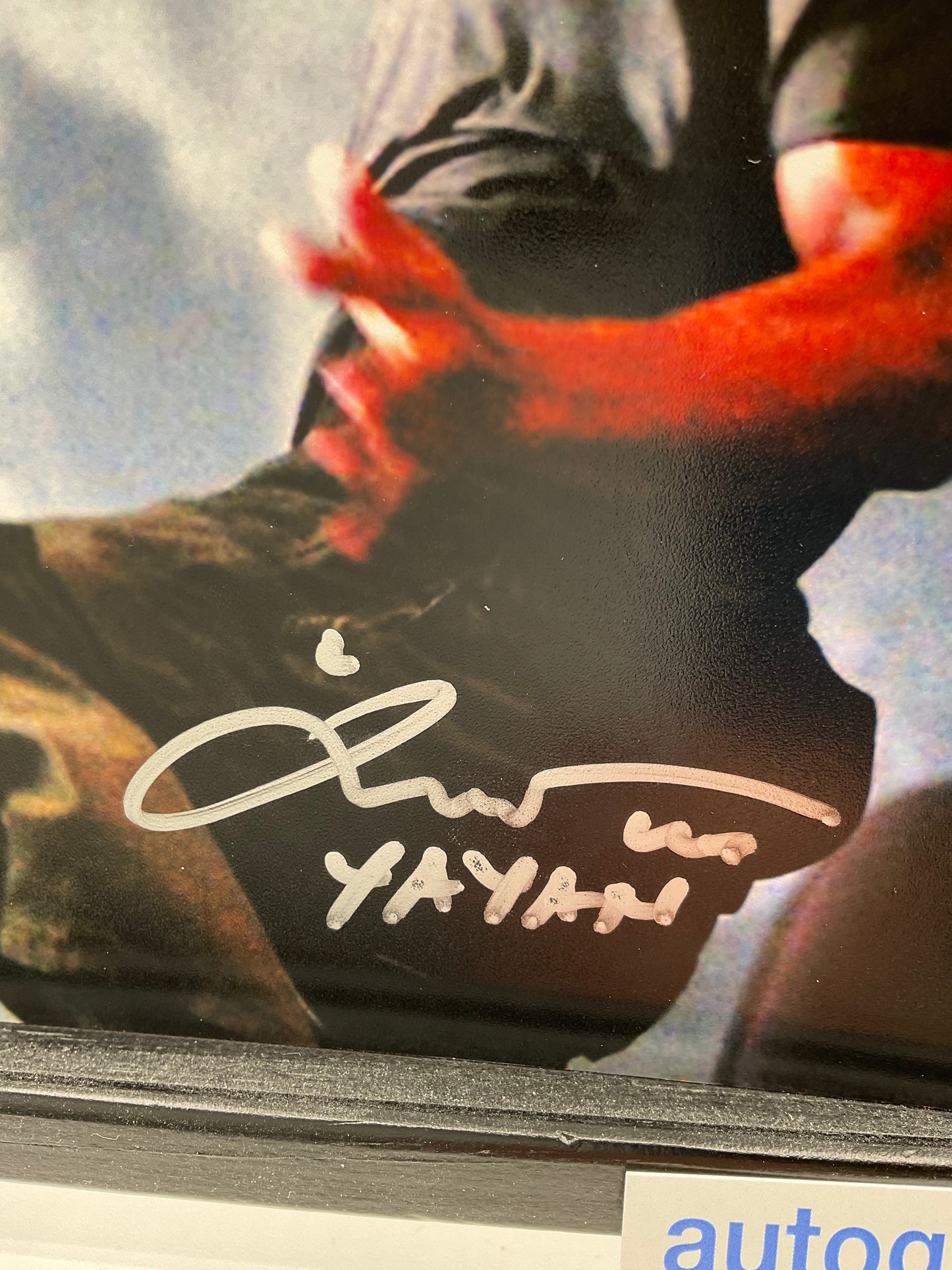 Yayan Ruhian signed The Raid Redemption 8x10 ACOA RARE