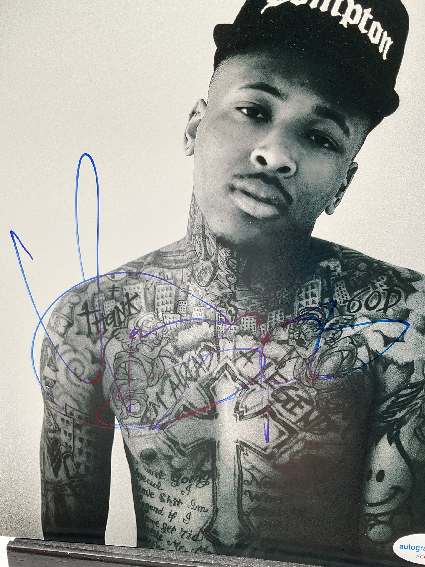 YG signed Compton 8x10 ACOA Rapper