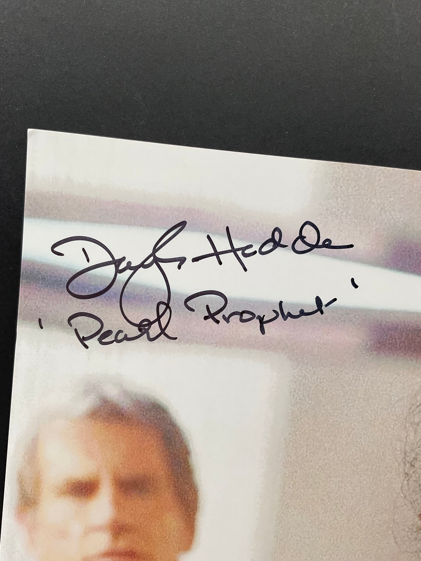 Dayle Haddon signed Cyborg 8x10 ACOA Pearl Prophet Inscription