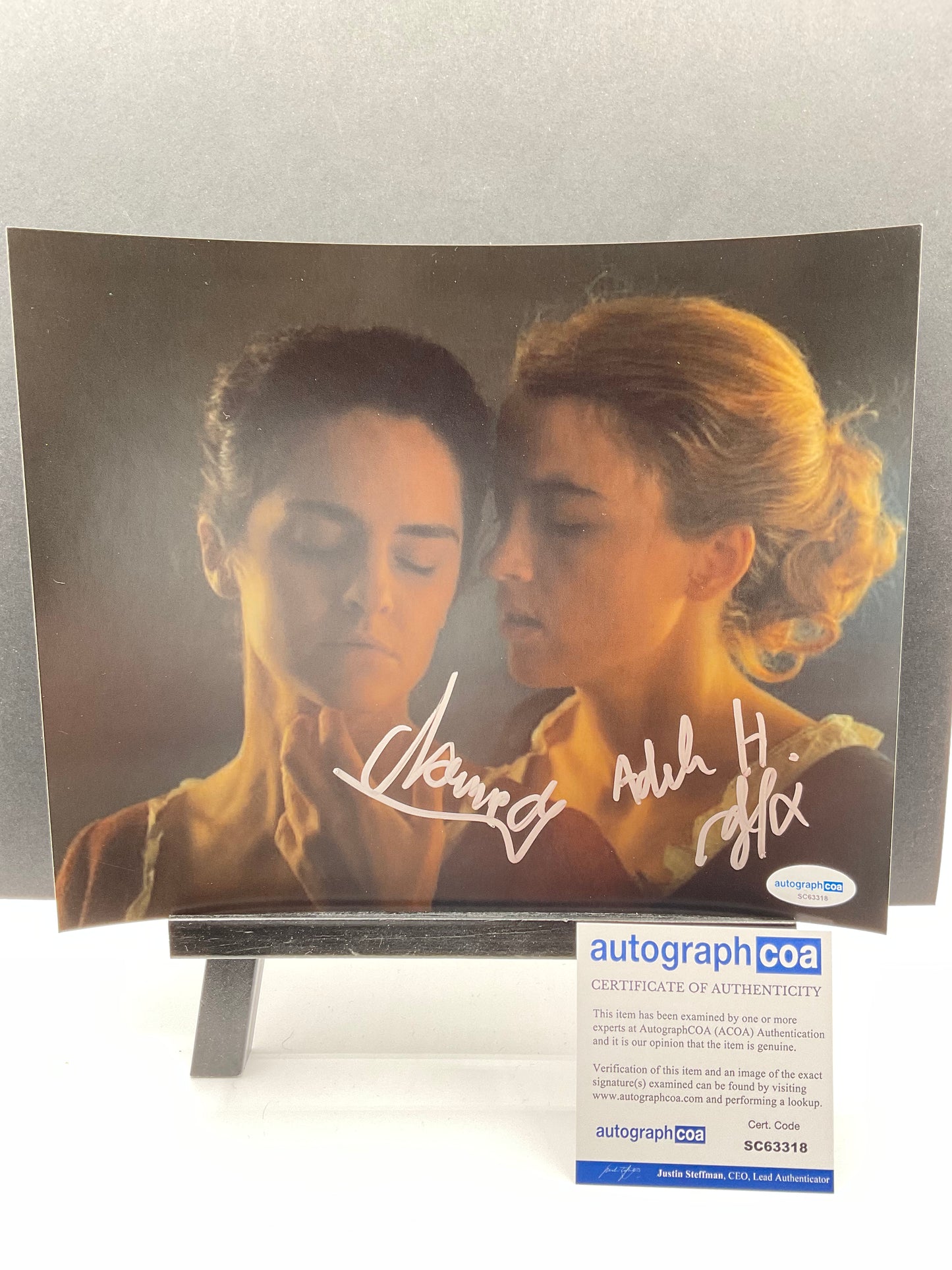 Noemie Merlant and Adele Haenel signed 8x10 Portrait of a Lady on Fire ACOA