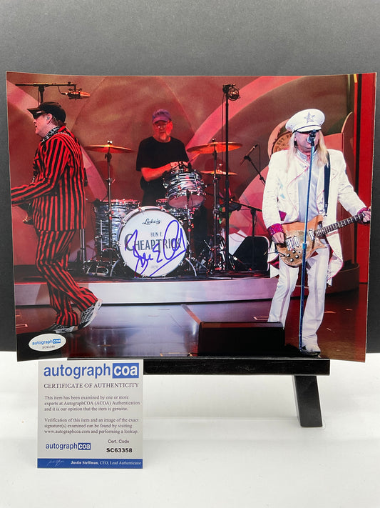 Bun E. Carlos signed Cheap Trick 8x10 ACOA Rock Music HOF