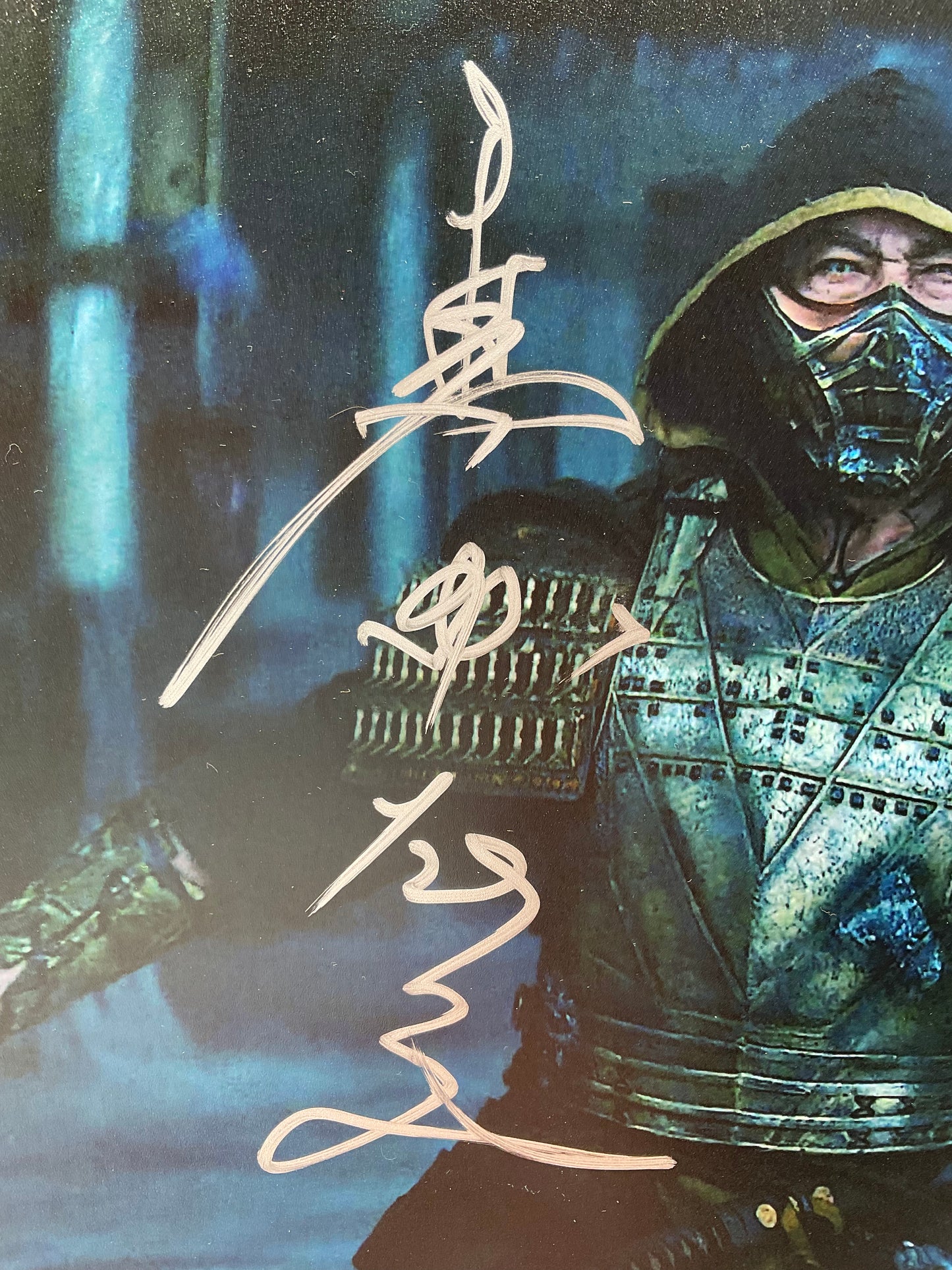 Hiroyuki Sanada signed photo Mortal Kombat 8x10 Beckett Japanese