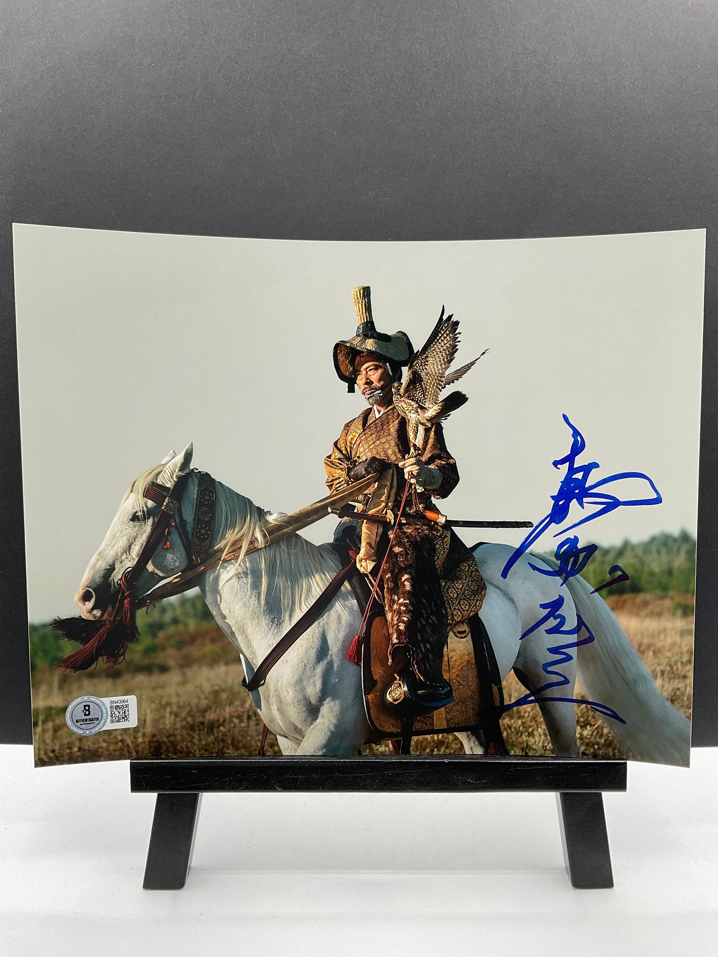 Hiroyuki Sanada signed photo Shogun 8x10 Beckett Yoshii