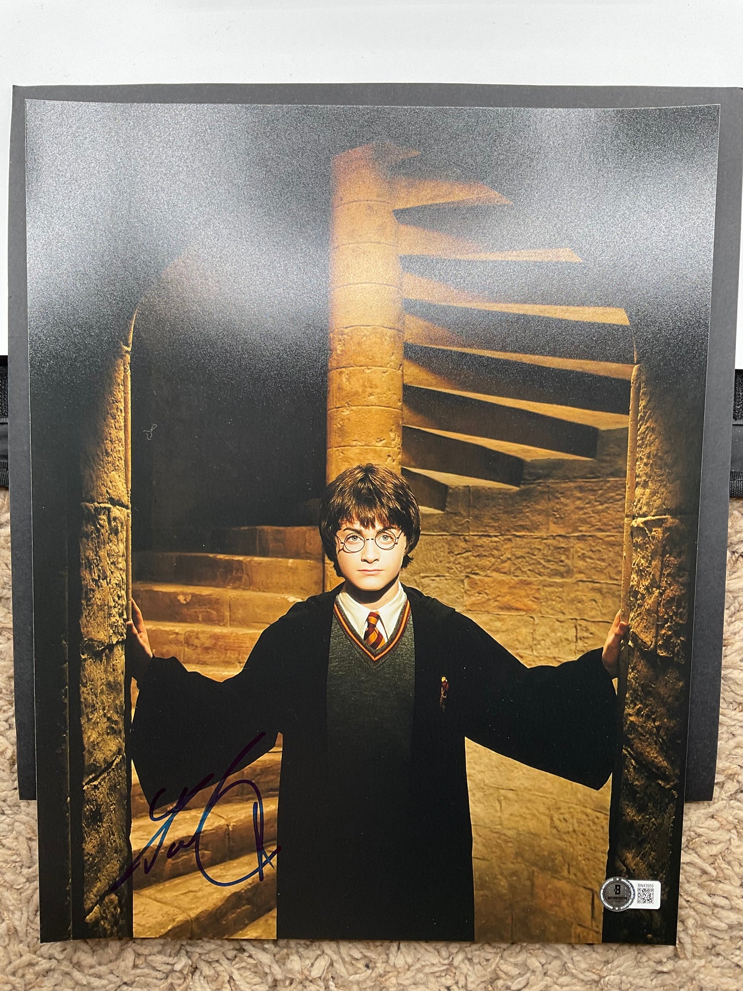 Daniel Radcliffe signed 11x14 Harry Potter Photo Beckett COA