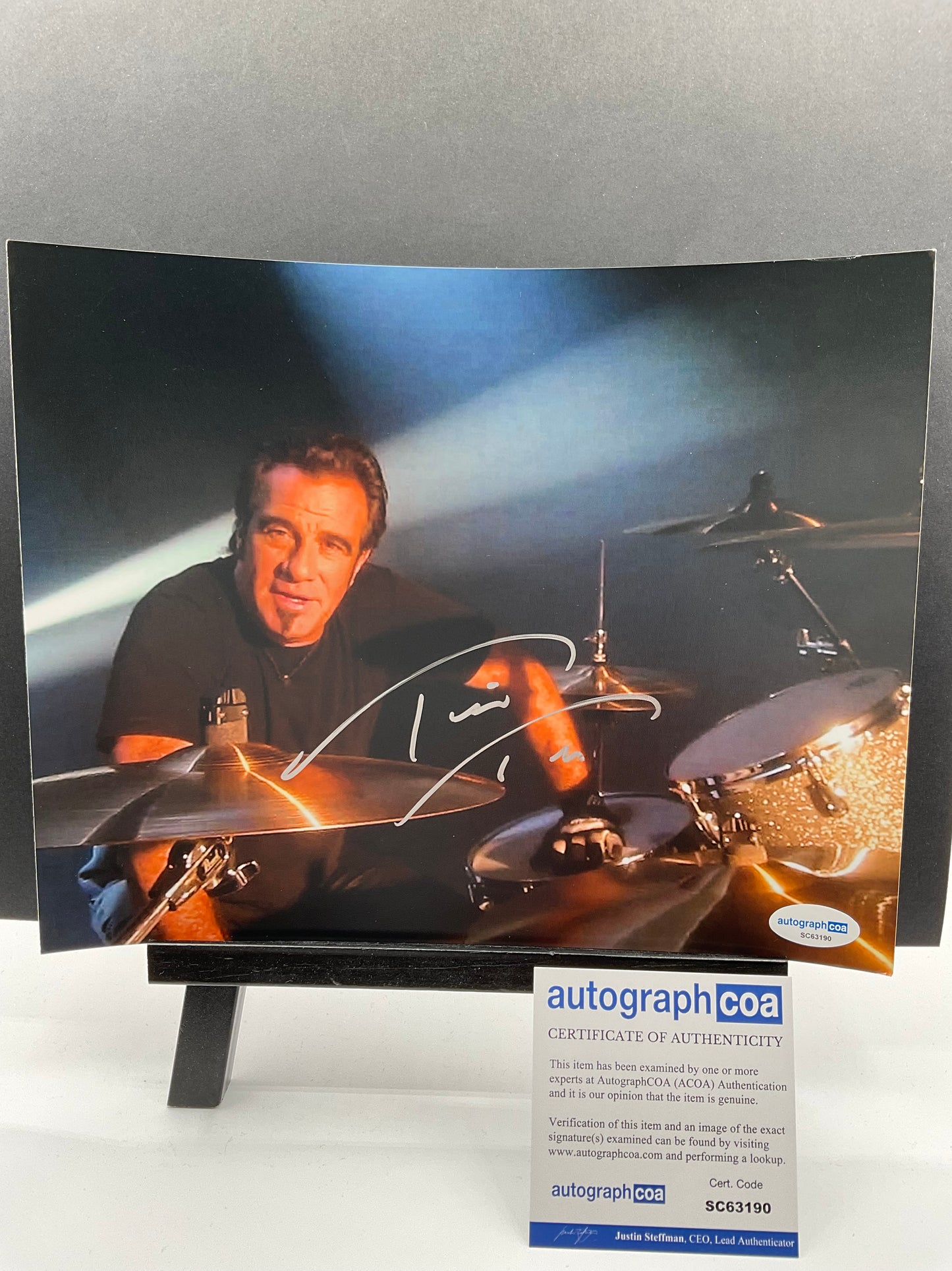 Tico Torres Bon Jovi signed photo 8x10 ACOA