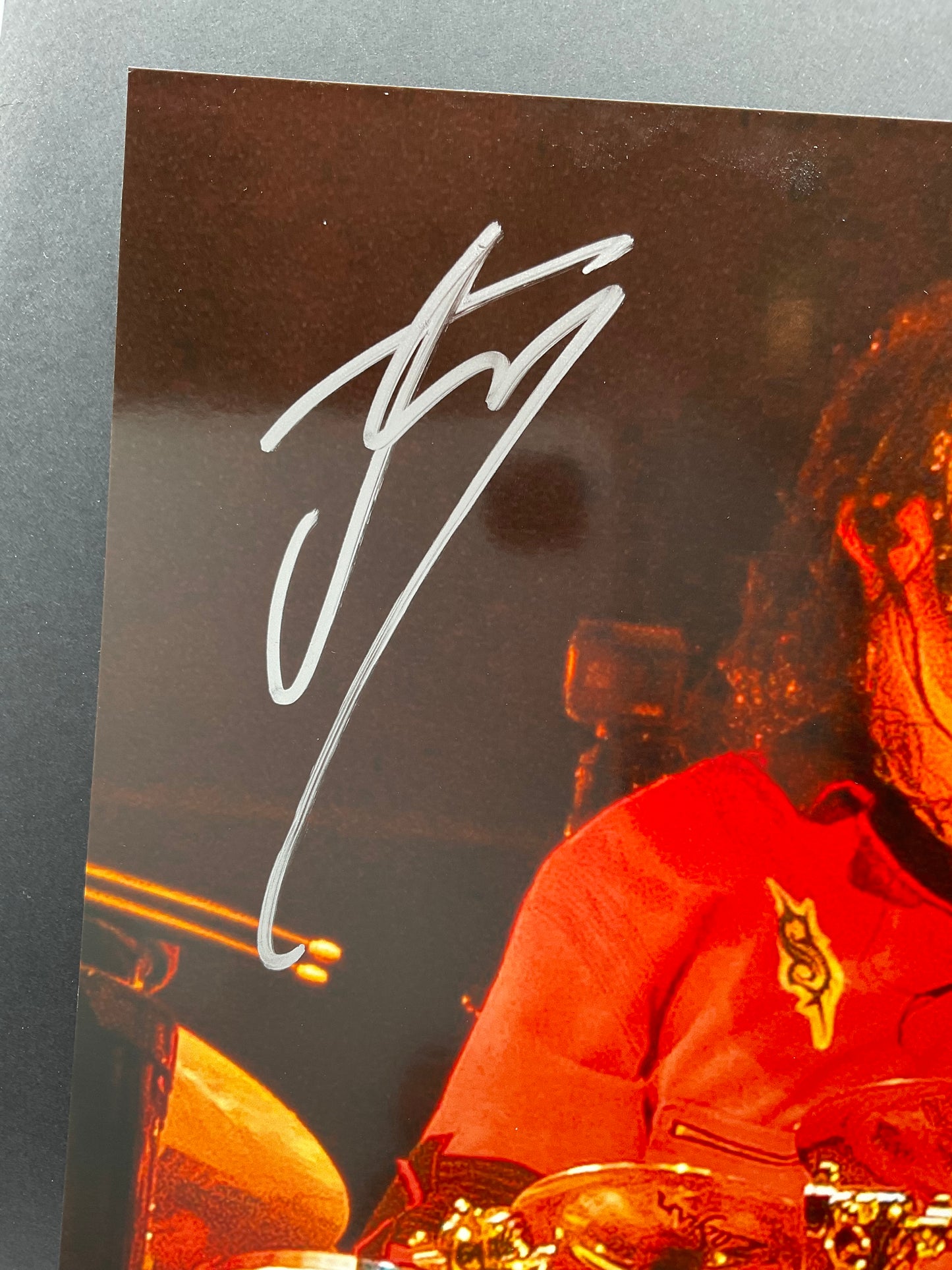 Jay Weinberg Slipknot signed photo 8x10 ACOA