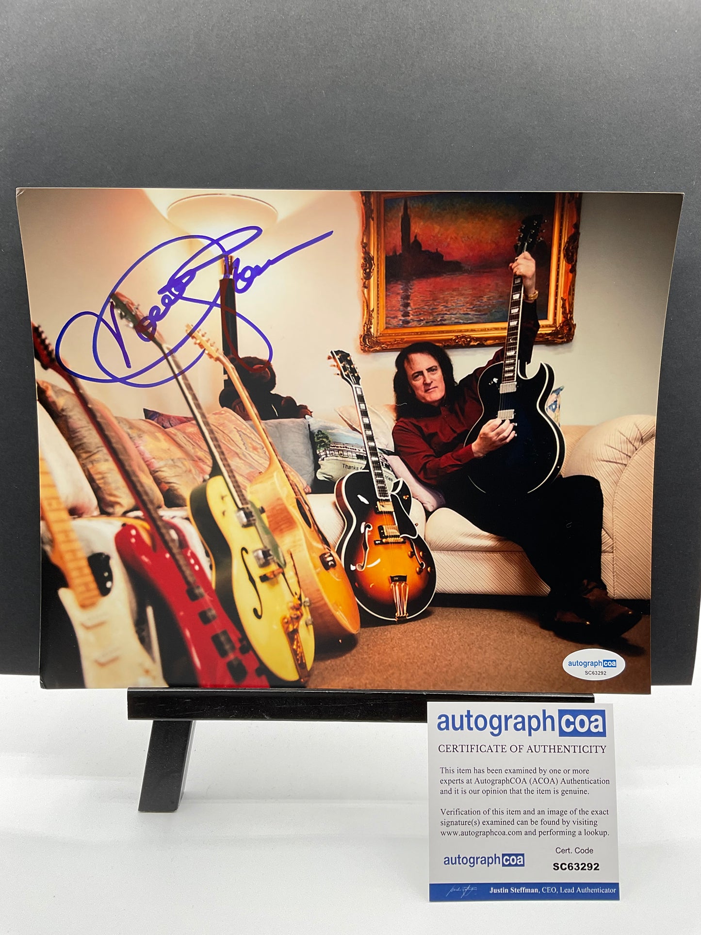 Tommy James signed Photo 8x10 ACOA Music