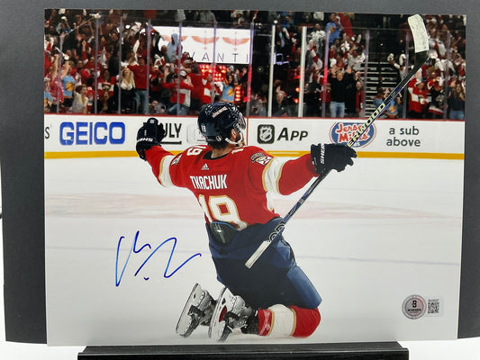 Matthew Tkachuk Florida Panthers signed photo 8x10 Beckett